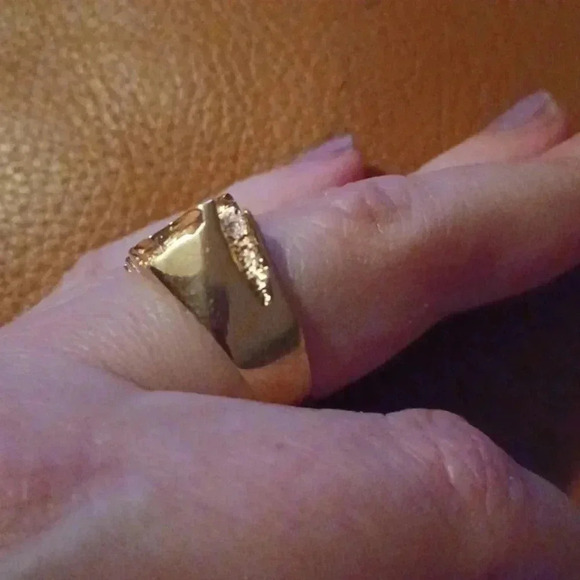 💙🌹Gold plated nugget ring - Picture 5 of 9